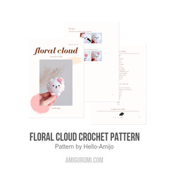 Floral Cloud Crochet Pattern amigurumi pattern by Hello Amijo