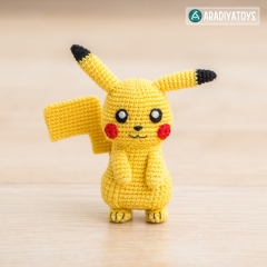 Pikachu ("Pokemon") amigurumi pattern by Unknown
